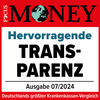 Focus Money bewertet die Transparenz bei der BIG als hervorragend.