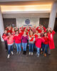 BIG-Mitarbeitende in Dortmund kleideten sich am 7. Februar zum Go Red for Women Day in Rot. Mit dabei auch Personalvorstand Markus Bäumer 